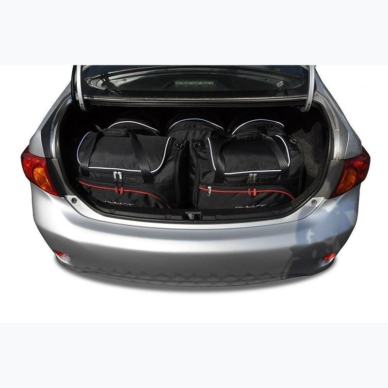 KJUST Toyota Corolla Limousine 2007-2014 sac de compartiment bagaje set 5 buc negru. 16