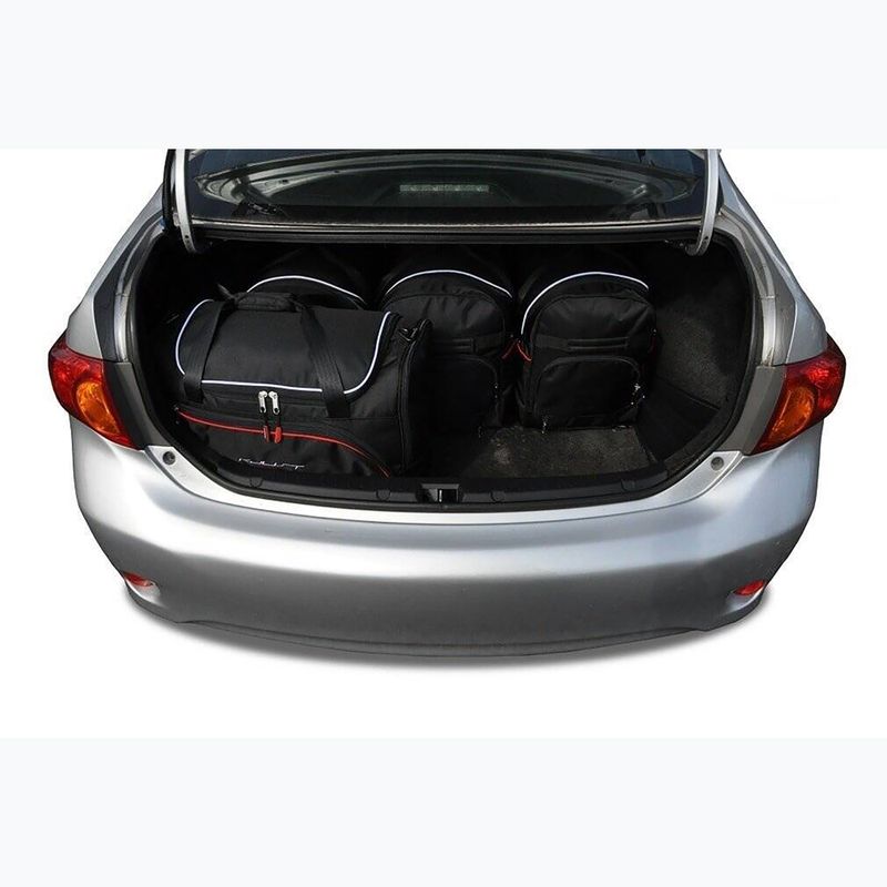 KJUST Toyota Corolla Limousine 2007-2014 sac de compartiment bagaje set 5 buc negru. 17