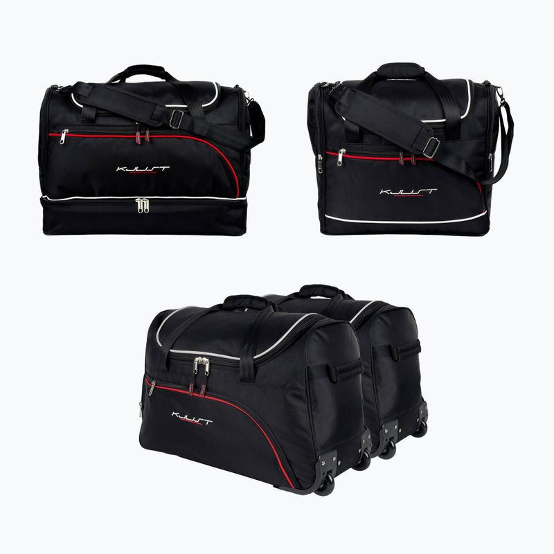 KJUST Renault Megane Hatchback set geantă portbagaj 2016+ 4 buc negru.