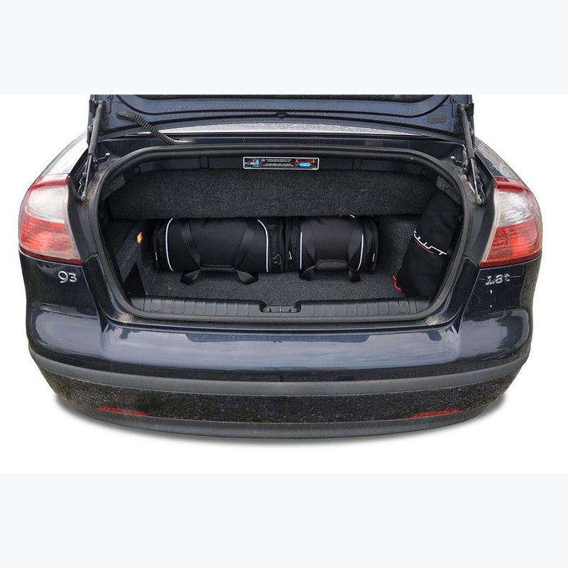 KJUST Saab 9-3 Convertible boot sac set 2002-2015 4 buc negru. 18