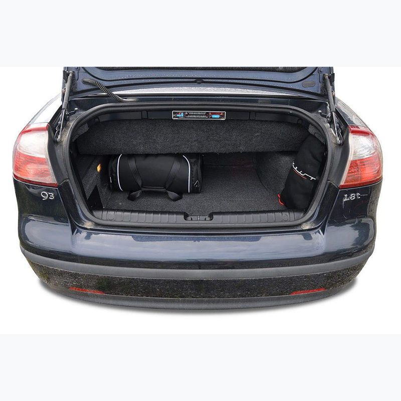 KJUST Saab 9-3 Convertible boot sac set 2002-2015 4 buc negru. 19
