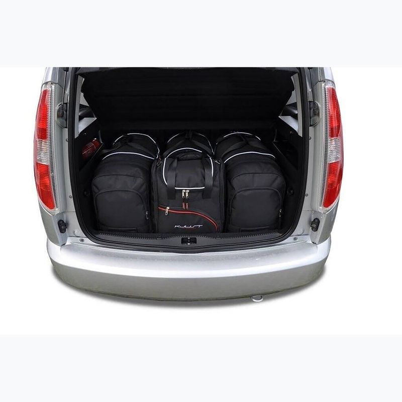 KJUST Skoda Roomster set geantă portbagaj 2006-2015 4 buc negru. 12
