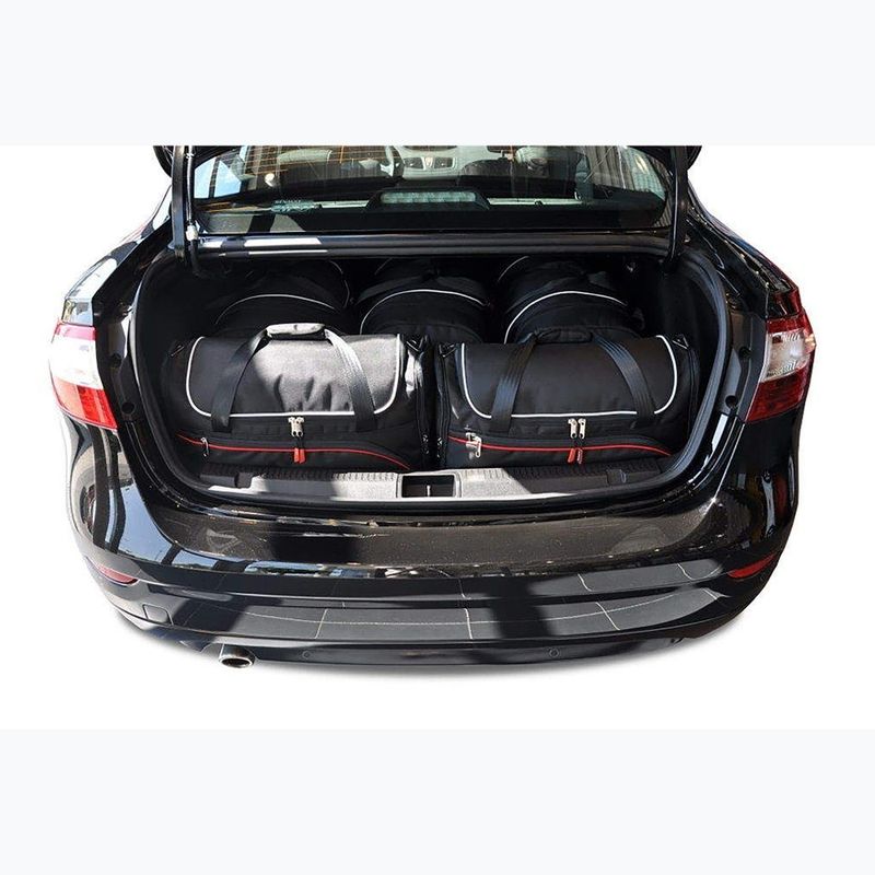 KJUST set de saci pentru compartimentul de bagaje Renault Fluence Limousine 2009-2016 5 buc negru. 12