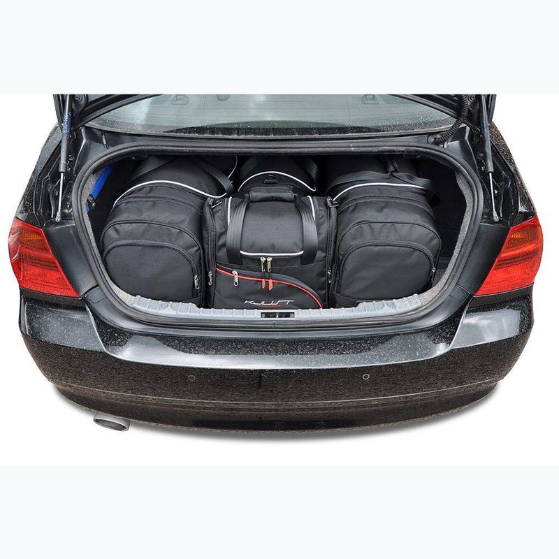 KJUST BMW 3 Limousine 2004-2013 set de 4 pungi pentru compartimentul de bagaje negru 15