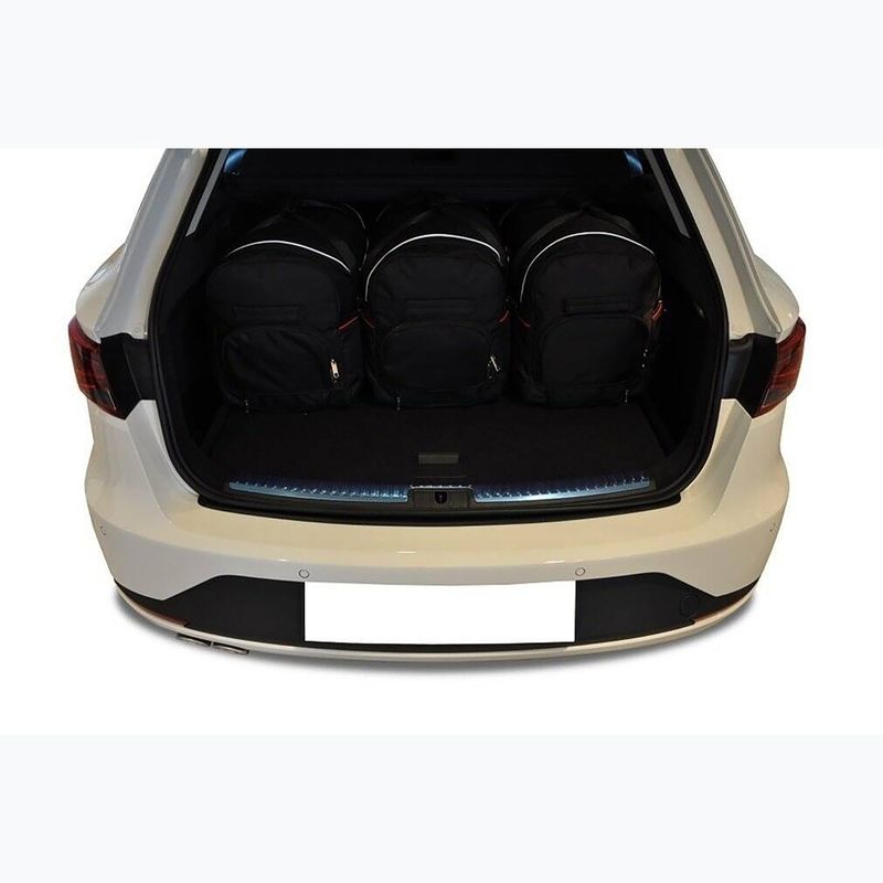 KJUST set geantă portbagaj Seat Leon ST 2013-2020 5 buc. negru 15