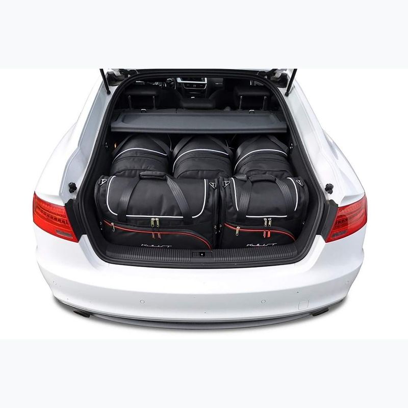 KJUST set geantă portbagaj Audi A5 Sportback 2009-2016 5 buc negru 17