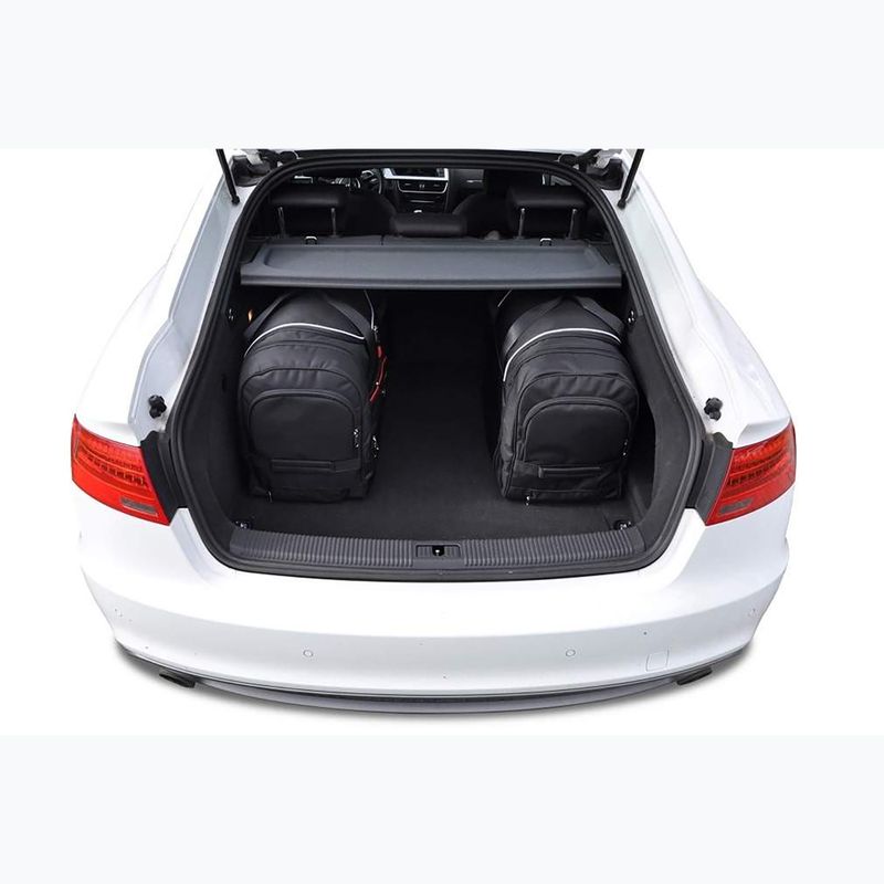 KJUST set geantă portbagaj Audi A5 Sportback 2009-2016 5 buc negru 20