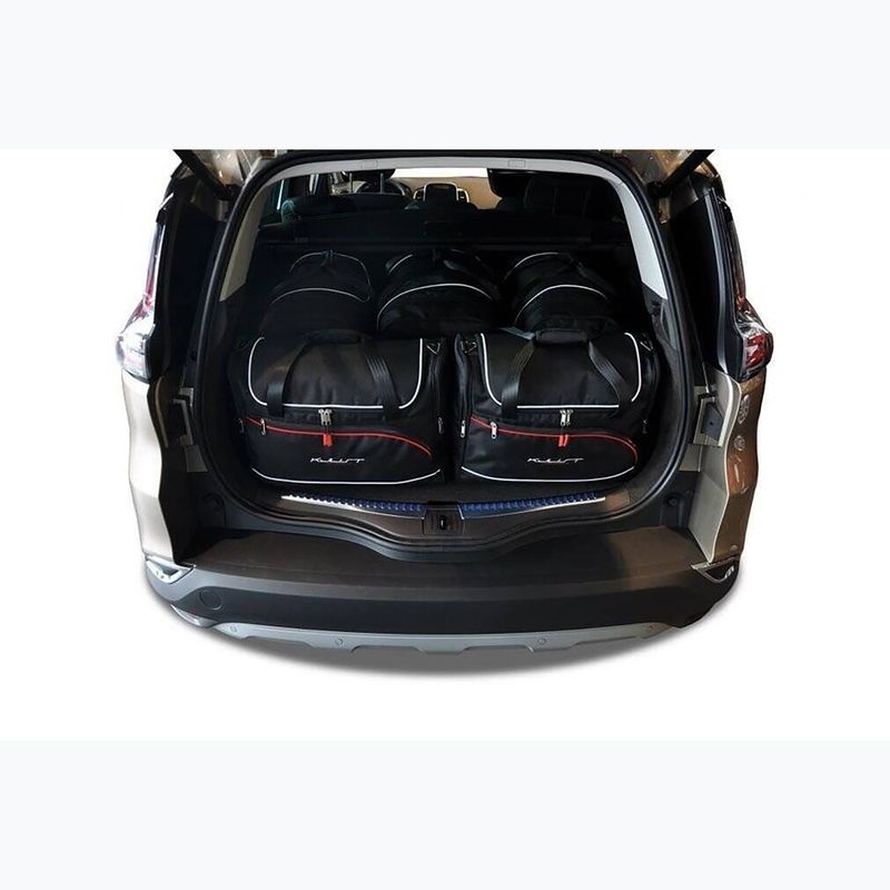 KJUST Renault Espace 2014-2021 set sac pentru compartimentul de bagaje 5 buc negru. 11
