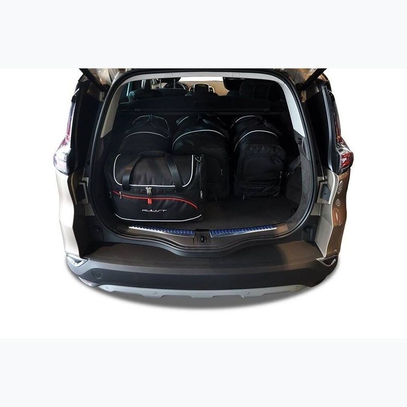 KJUST Renault Espace 2014-2021 set sac pentru compartimentul de bagaje 5 buc negru. 12
