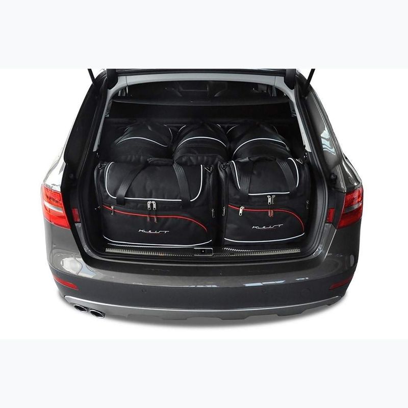 KJUST Audi A4 Allroad Quattro set sac de portbagaj 2008-2015 5 buc negru 17