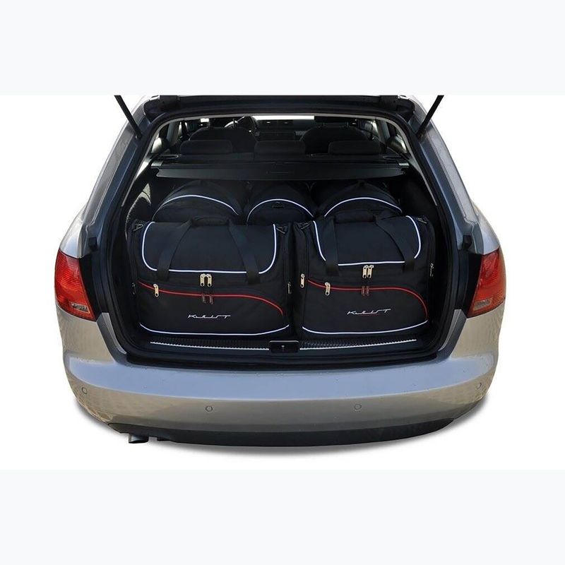 KJUST set sac portbagaj Audi A4 Avant 2004-2008 5 buc negru 18