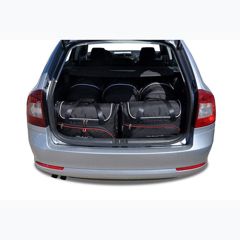 Set de saci de portbagaj KJUST Skoda Octavia Combi 2004-2013 5 buc negru. 11