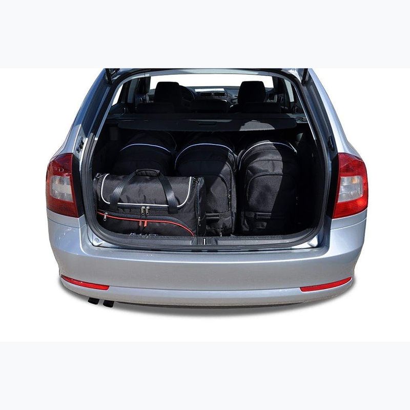 Set de saci de portbagaj KJUST Skoda Octavia Combi 2004-2013 5 buc negru. 12