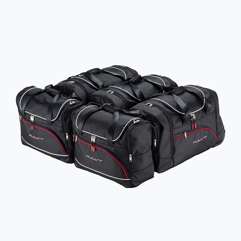KJUST sac de boot set Audi A4 Limousine 2007-2015 5 buc negru