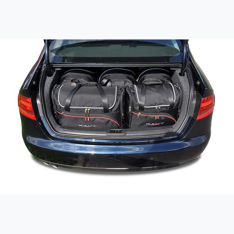 KJUST sac de boot set Audi A4 Limousine 2007-2015 5 buc negru 17
