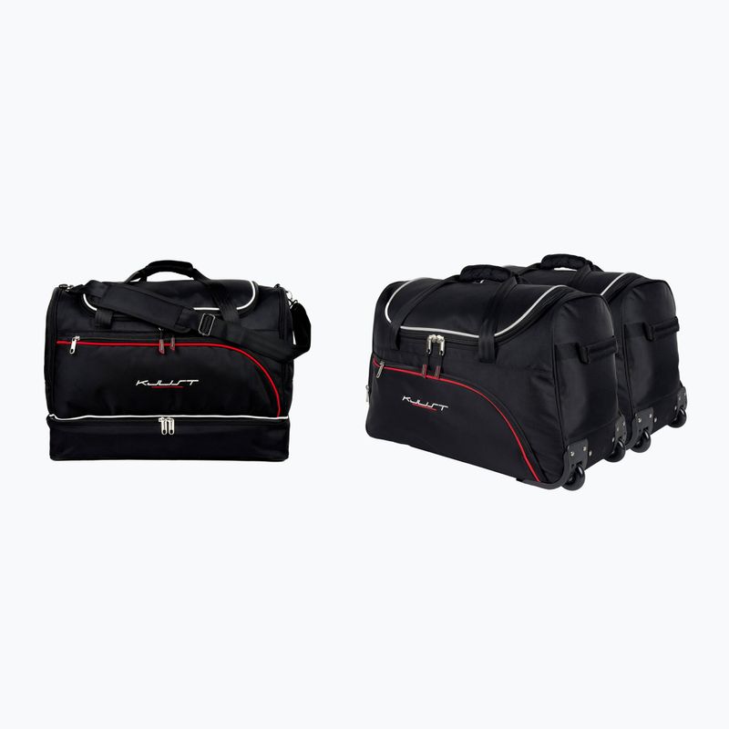 Set de genți pentru portbagaj KJUST Kia Rio Hatchback 2011-2016 3 buc. black