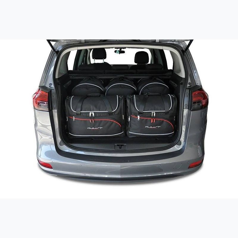 KJUST set sac pentru compartimentul de bagaje Opel Zafira 2011-2019 5 buc. negru 12