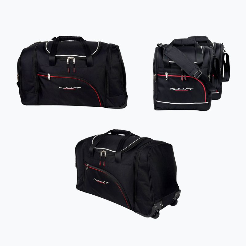 Set geantă portbagaj KJUST Seat Ateca 2016+ 4 buc negru.