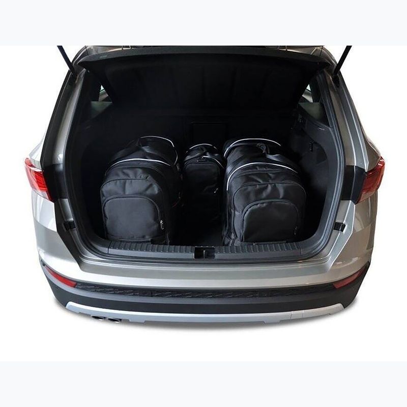 Set geantă portbagaj KJUST Seat Ateca 2016+ 4 buc negru. 12