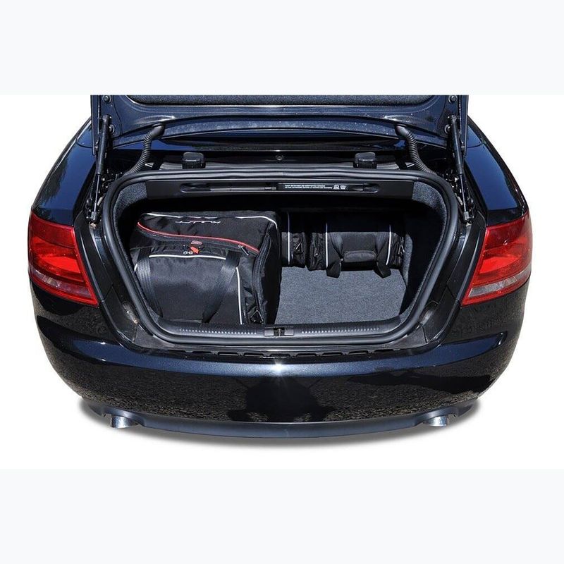 KJUST set geantă portbagaj Audi A4 Cabrio 2005-2009 4 buc negru 16