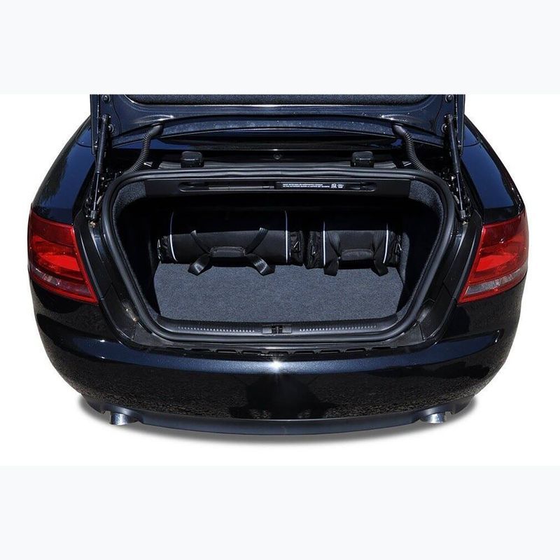 KJUST set geantă portbagaj Audi A4 Cabrio 2005-2009 4 buc negru 17