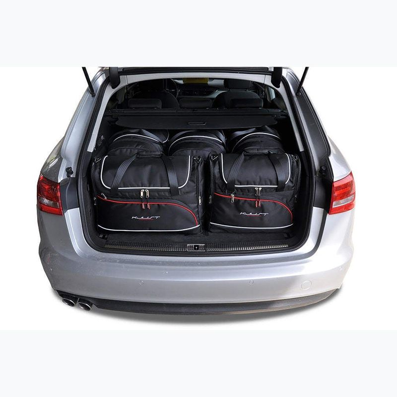 KJUST set sac pentru compartimentul de bagaje Audi A6 Avant 2011-2017 5 buc negru 17