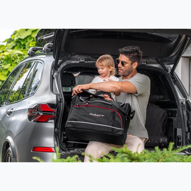 Set de genți pentru portbagaj KJUST Mercedes-Benz E Cabrio 2009-2016 4 buc. negru 15