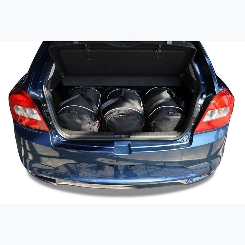 KJUST Suzuki Baleno 2016-2019 set de saci pentru compartimentul de bagaje 3 buc negru. 9