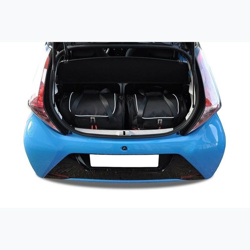 KJUST Toyota Aygo 2014-2021 set sac pentru compartimentul de bagaje 2 buc negru. 10