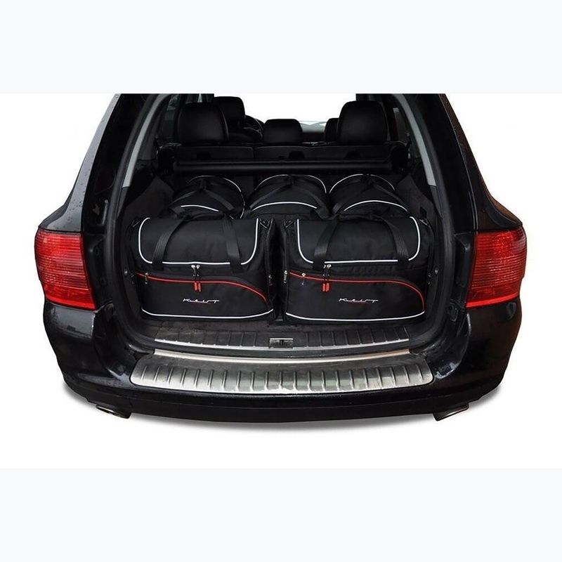KJUST Porsche Cayenne 2002-2010 set de pungi pentru compartimentul de bagaje 5 buc. negru 12