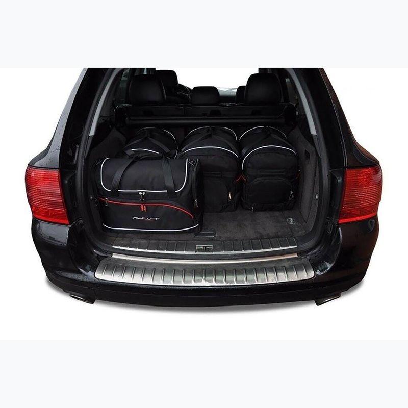 KJUST Porsche Cayenne 2002-2010 set de pungi pentru compartimentul de bagaje 5 buc. negru 13