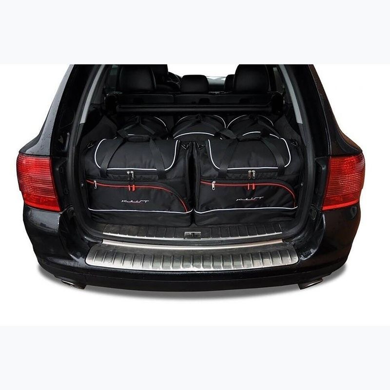 KJUST Porsche Cayenne 2002-2010 set de pungi pentru compartimentul de bagaje 5 buc. negru 12