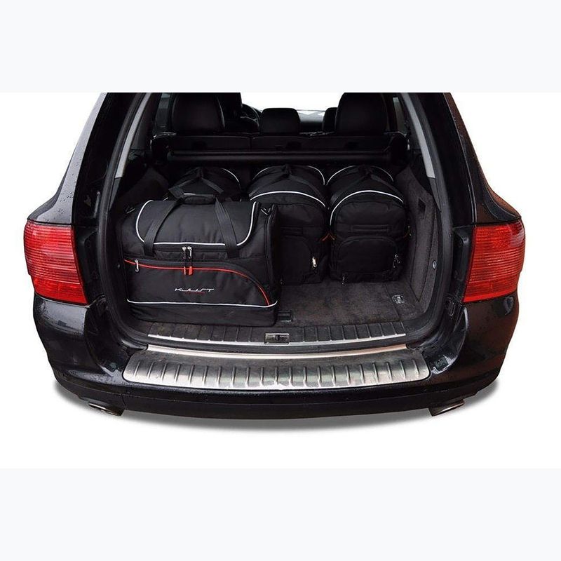 KJUST Porsche Cayenne 2002-2010 set de pungi pentru compartimentul de bagaje 5 buc. negru 13