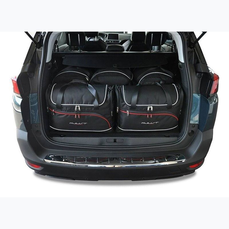 Set bagaje KJUST Peugeot 5008 2017+ 5 buc negru. 12