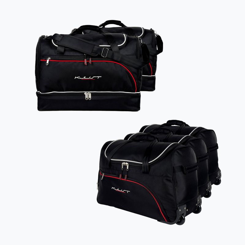 KJUST set geantă portbagaj Renault Espace 2002-2014 5 buc negru.