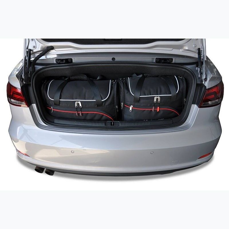 KJUST Audi A3 Cabrio 2014-2016 bagaj compartiment sac set 4 buc negru 14