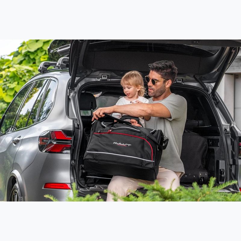KJUST Audi A3 Cabrio 2014-2016 bagaj compartiment sac set 4 buc negru 19