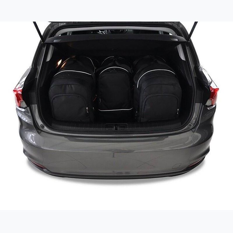 Set de genți pentru portbagaj KJUST Fiat Tipo Hatchback 2016+ 4 buc. black 17