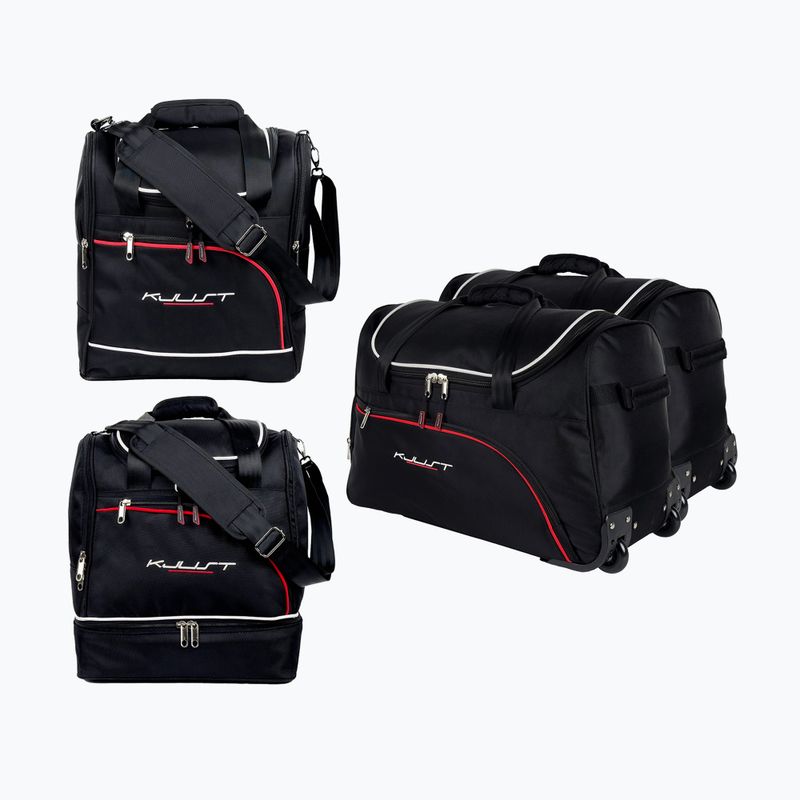 KJUST Audi Q2 set geantă portbagaj 2016+ 4 buc negru