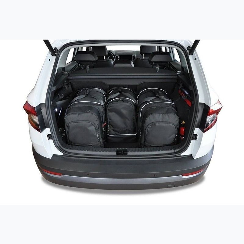 KJUST Skoda Karoq 2017+ 4 set de saci pentru compartimentul de bagaje negru. 11