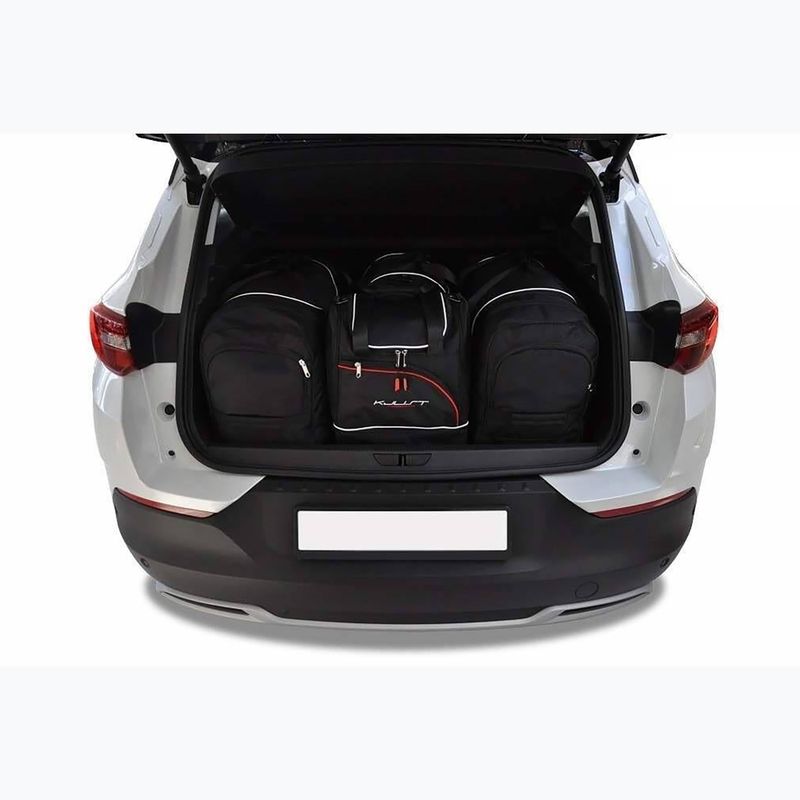 KJUST set geantă portbagaj Opel Grandland X 2017+ 4 buc negru. 11