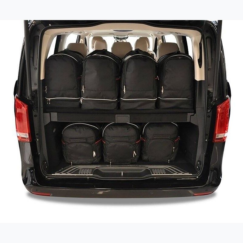 Set de genți pentru portbagaj KJUST Mercedes-Benz V Long 2015+ 7 buc. negru 13