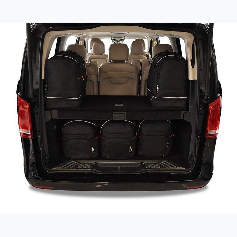 Set de genți pentru portbagaj KJUST Mercedes-Benz V Long 2015+ 7 buc. negru 14