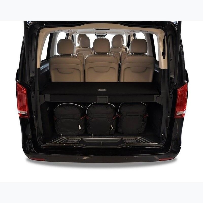 Set de genți pentru portbagaj KJUST Mercedes-Benz V Long 2015+ 7 buc. negru 15