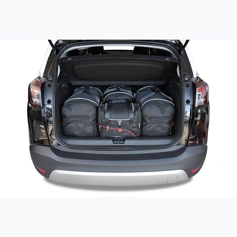 KJUST set geantă portbagaj Opel Crossland X 2017+ 4 buc negru. 12