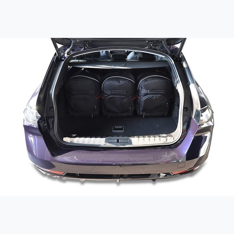 KJUST set geantă portbagaj Peugeot 508 Sw 2018+ 5 buc negru. 13