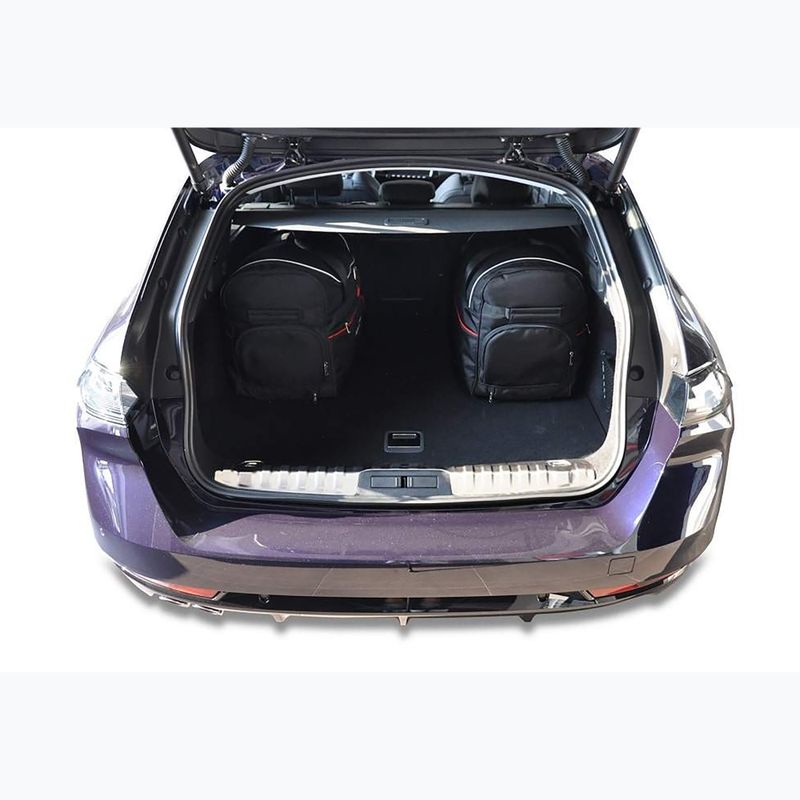 KJUST set geantă portbagaj Peugeot 508 Sw 2018+ 5 buc negru. 14