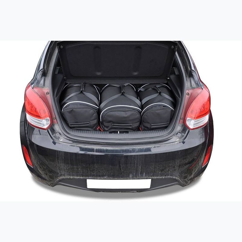 Set de genți pentru portbagaj KJUST Hyundai Veloster Coupe 2011-2014 3 buc. black 10