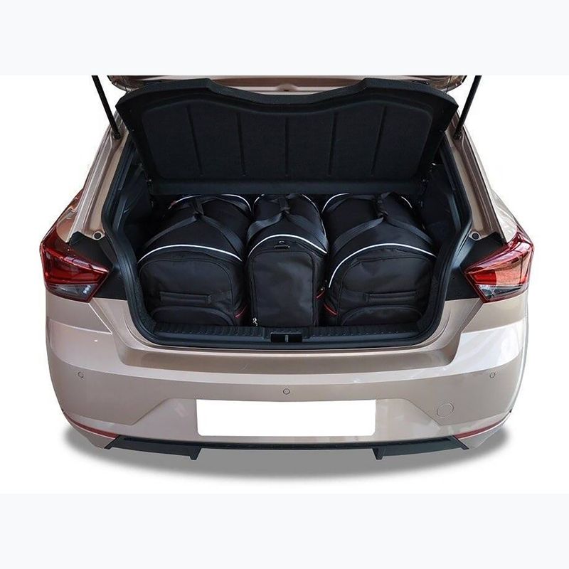 KJUST Seat Ibiza Hatchback 2017+ set sac de portbagaj 3 buc negru. 10