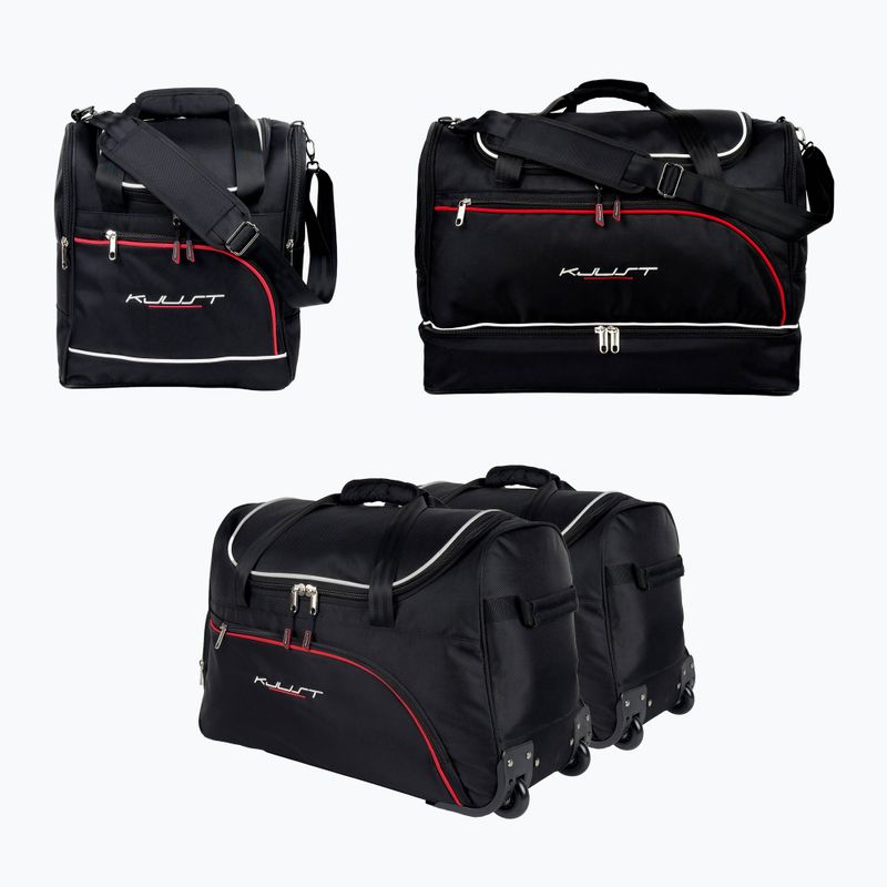 Set de genți pentru portbagaj KJUST Mercedes-Benz A Hatchback 2018+ 4 buc. negru